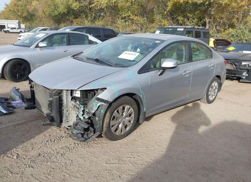 Photo 2 of 2012 Honda Civic SDN LX (VIN 19XFB2F57CE087751)