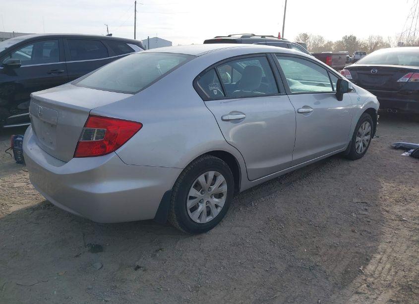 Photo 4 of 2012 Honda Civic SDN LX (VIN 19XFB2F57CE087751)