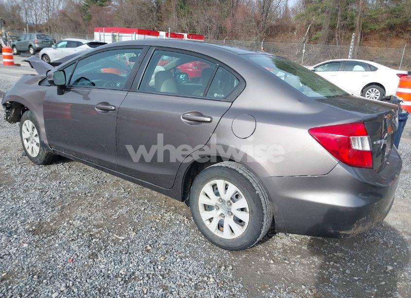 Photo 3 of 2012 Honda Civic SDN LX (VIN 19XFB2F57CE100532)