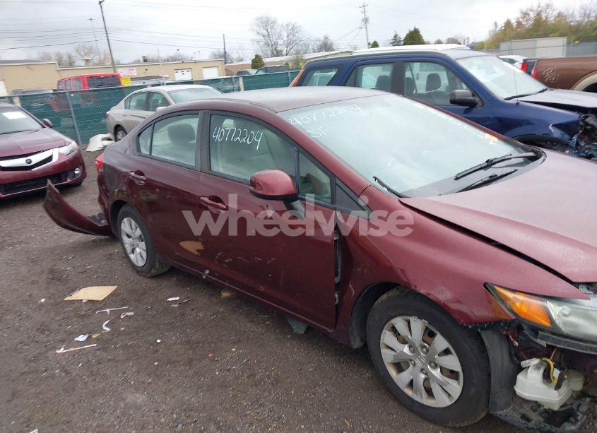 Photo 14 of 2012 Honda Civic LX (VIN 19XFB2F57CE100773)