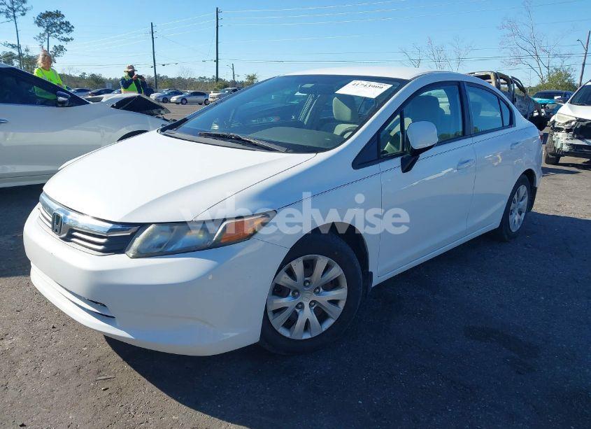 Photo 2 of 2012 Honda Civic LX (VIN 19XFB2F57CE104760)