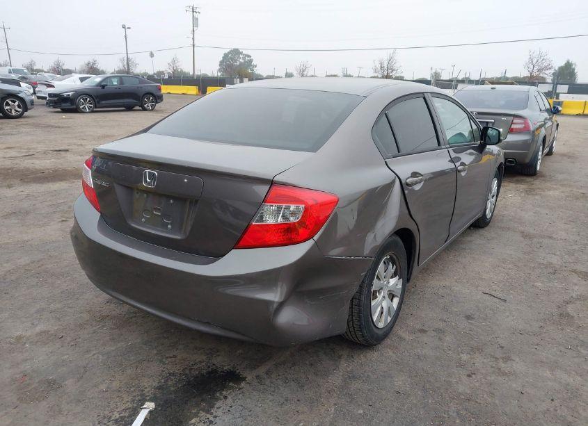 Photo 4 of 2012 Honda Civic SDN LX (VIN 19XFB2F57CE307020)