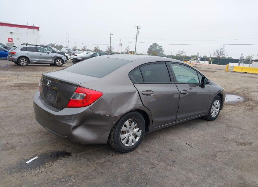 Photo 6 of 2012 Honda Civic SDN LX (VIN 19XFB2F57CE307020)