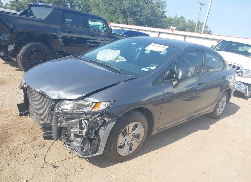 Photo 2 of 2013 Honda Civic LX (VIN 19XFB2F57DE251596)