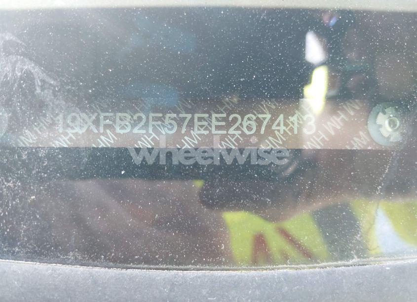 Photo 9 of 2014 Honda Civic LX (VIN 19XFB2F57EE267413)