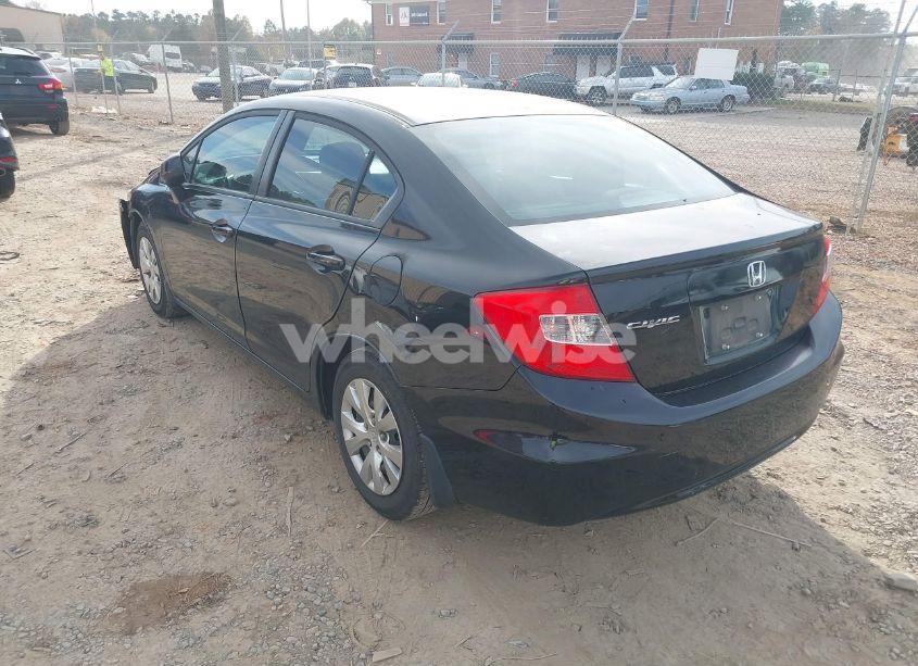 Photo 3 of 2012 Honda Civic LX (VIN 19XFB2F58CE012475)