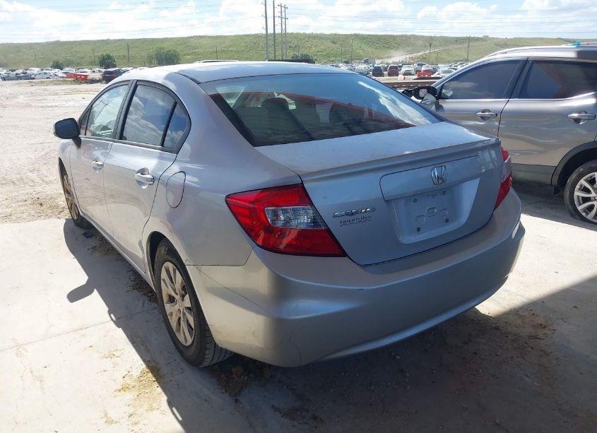 Photo 3 of 2012 Honda Civic SDN LX (VIN 19XFB2F58CE017675)