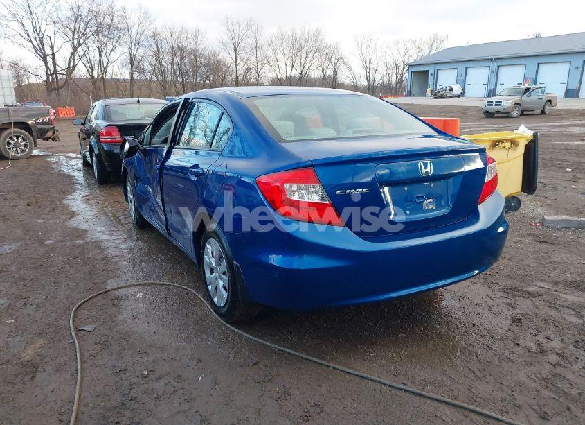 Photo 3 of 2012 Honda Civic LX (VIN 19XFB2F58CE018745)