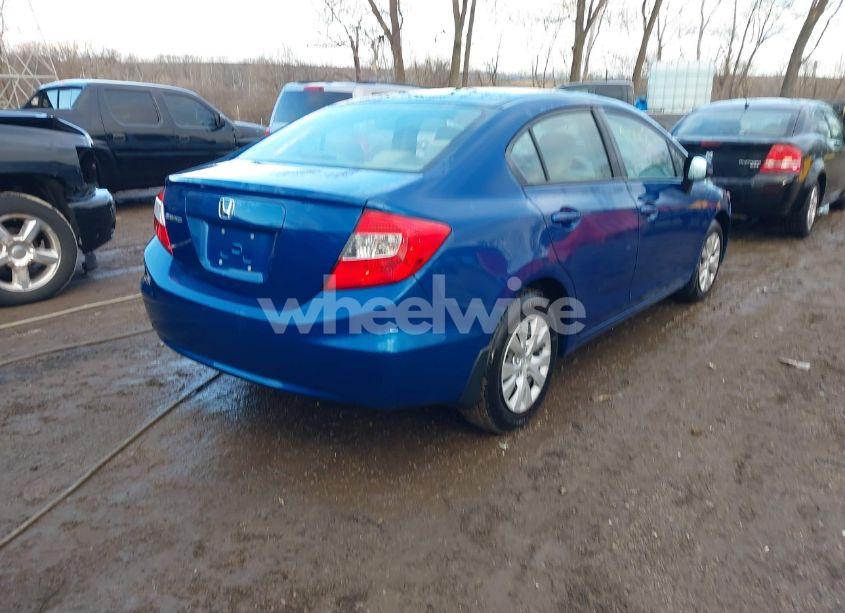Photo 4 of 2012 Honda Civic LX (VIN 19XFB2F58CE018745)