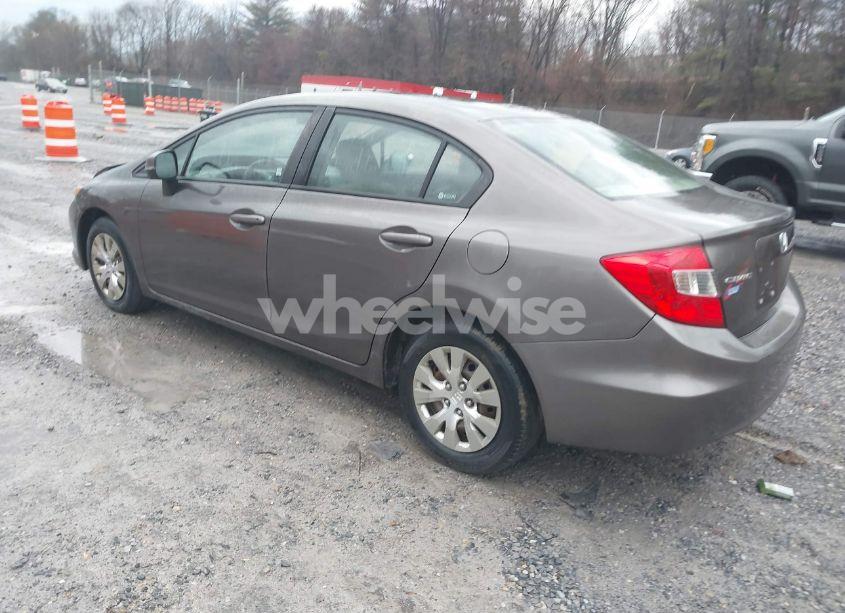 Photo 3 of 2012 Honda Civic LX (VIN 19XFB2F58CE030183)