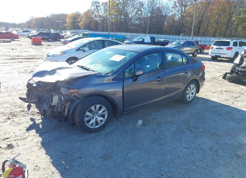 Photo 2 of 2012 Honda Civic LX (VIN 19XFB2F58CE030765)