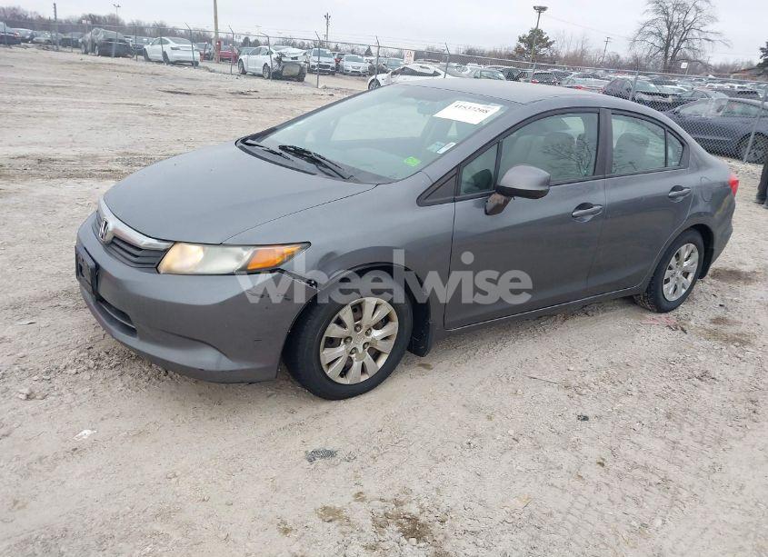 Photo 2 of 2012 Honda Civic LX (VIN 19XFB2F58CE049641)