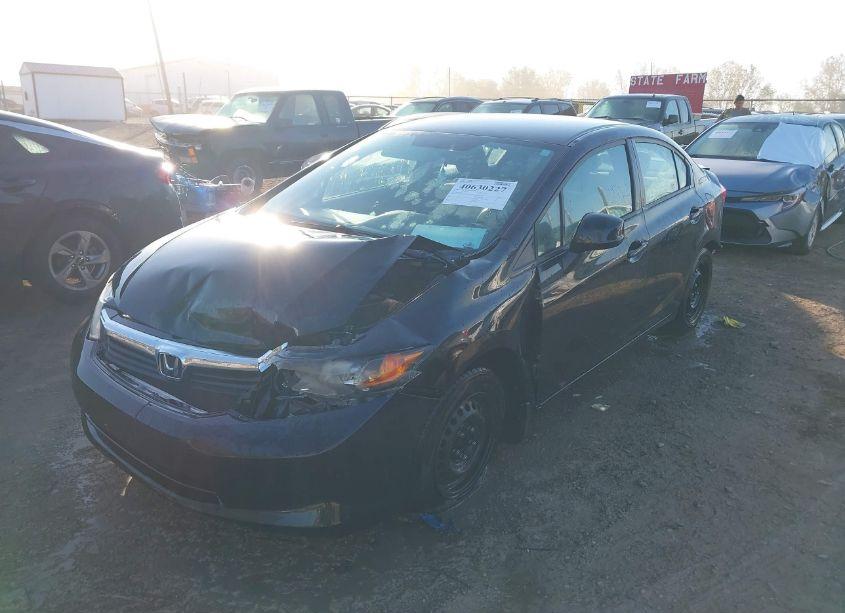 Photo 2 of 2012 Honda Civic SDN LX (VIN 19XFB2F58CE074572)