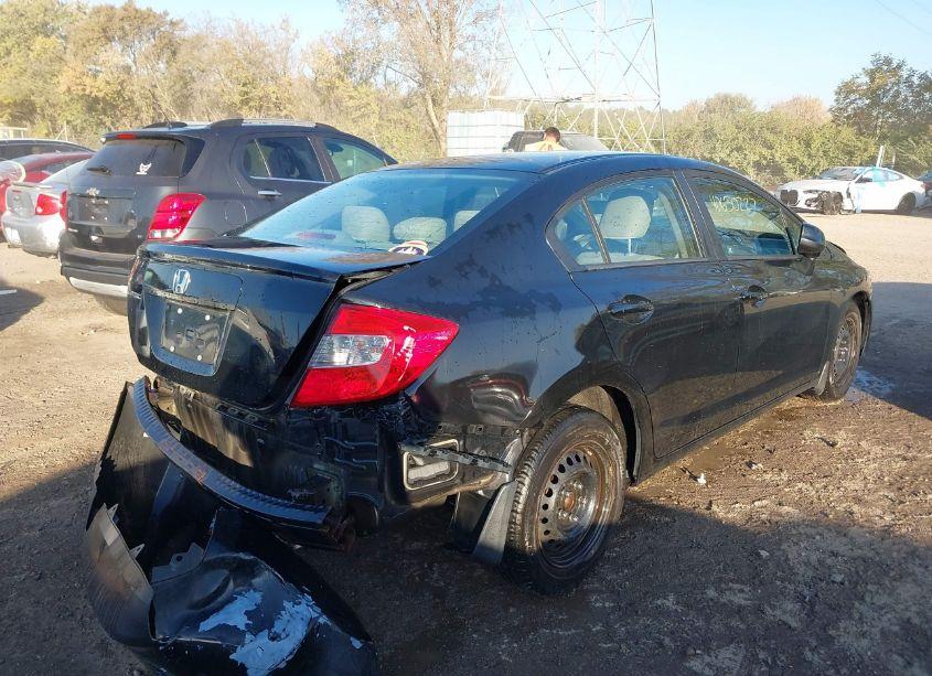 Photo 4 of 2012 Honda Civic SDN LX (VIN 19XFB2F58CE074572)