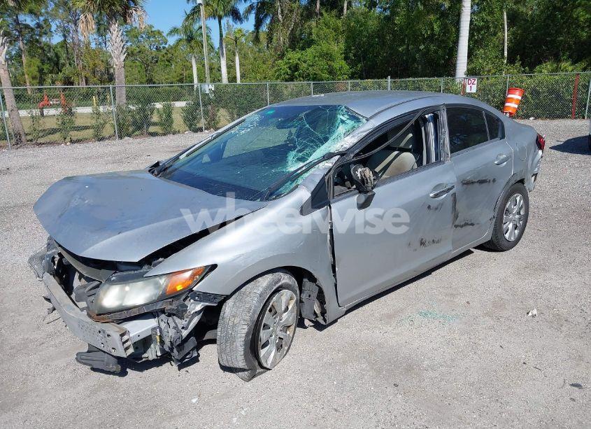 Photo 2 of 2012 Honda Civic LX (VIN 19XFB2F58CE087628)