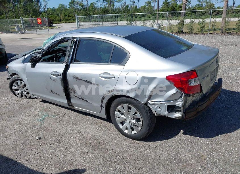 Photo 3 of 2012 Honda Civic LX (VIN 19XFB2F58CE087628)