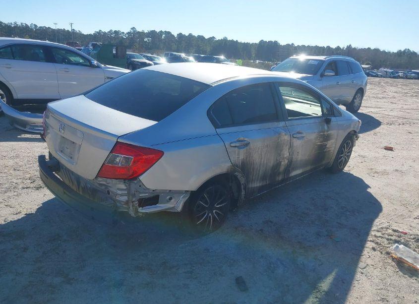 Photo 4 of 2012 Honda Civic SDN LX (VIN 19XFB2F58CE090156)