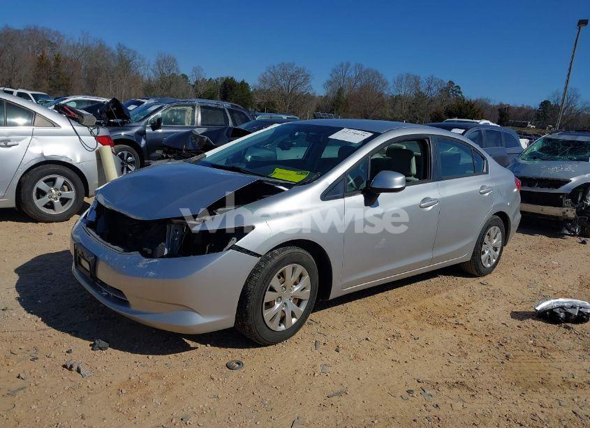 Photo 2 of 2012 Honda Civic LX (VIN 19XFB2F58CE099438)