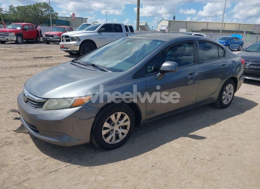 Photo 2 of 2012 Honda Civic LX (VIN 19XFB2F58CE103407)