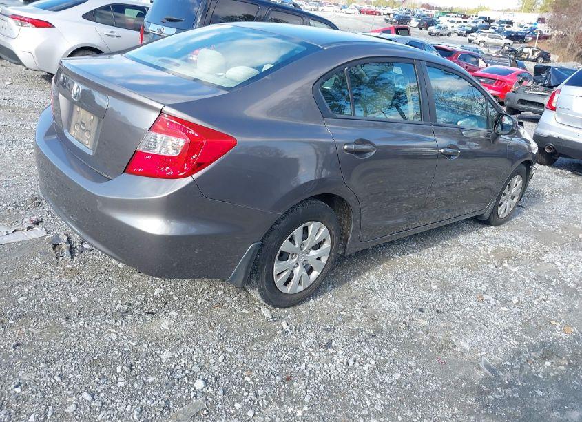 Photo 4 of 2012 Honda Civic LX (VIN 19XFB2F58CE107893)