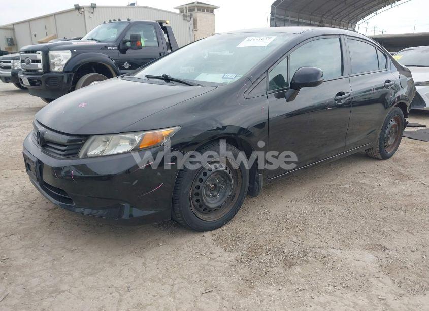 Photo 2 of 2012 Honda Civic LX (VIN 19XFB2F58CE308256)
