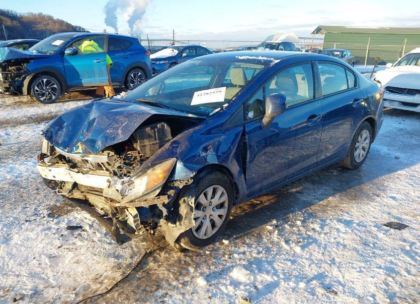 Photo 2 of 2012 Honda Civic SDN LX (VIN 19XFB2F58CE322660)