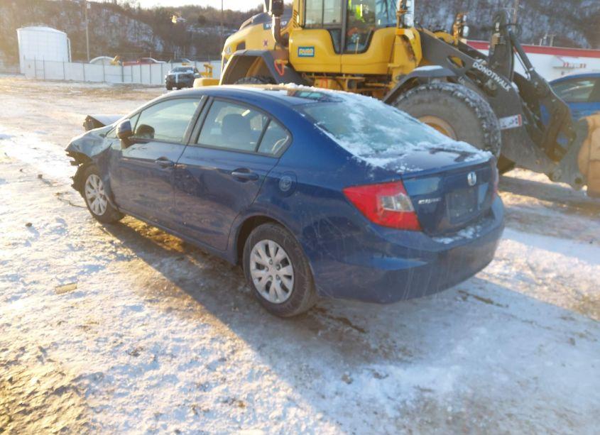 Photo 3 of 2012 Honda Civic SDN LX (VIN 19XFB2F58CE322660)