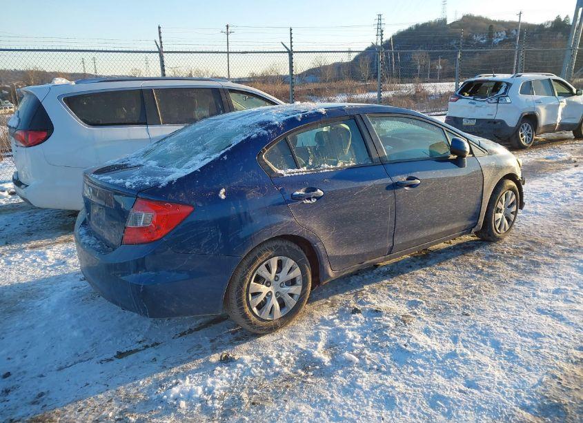 Photo 4 of 2012 Honda Civic SDN LX (VIN 19XFB2F58CE322660)