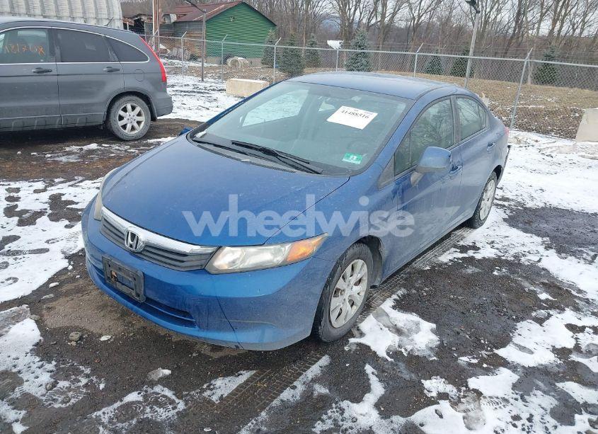 Photo 2 of 2012 Honda Civic LX (VIN 19XFB2F58CE338776)