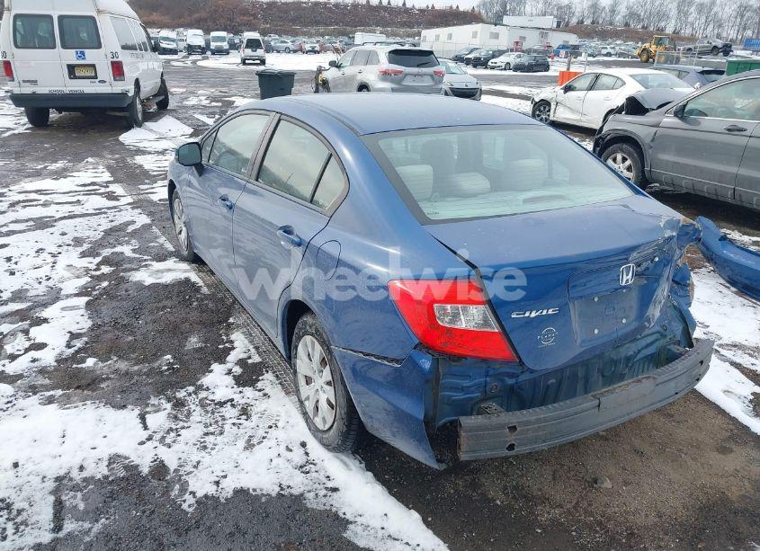 Photo 3 of 2012 Honda Civic LX (VIN 19XFB2F58CE338776)