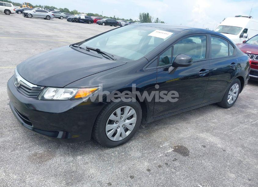 Photo 2 of 2012 Honda Civic LX (VIN 19XFB2F58CE354279)