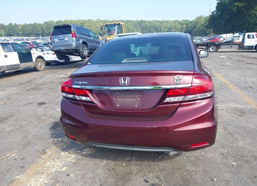 Photo 16 of 2013 Honda Civic LX (VIN 19XFB2F58DE039712)