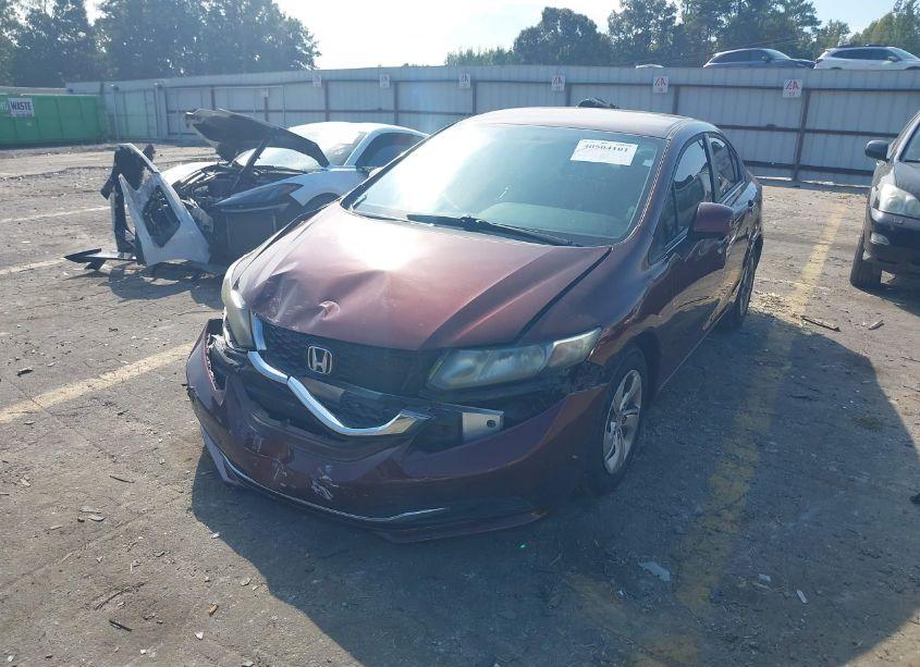 Photo 2 of 2013 Honda Civic LX (VIN 19XFB2F58DE039712)