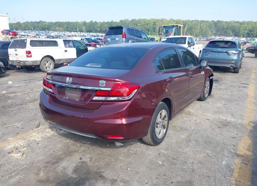 Photo 4 of 2013 Honda Civic LX (VIN 19XFB2F58DE039712)