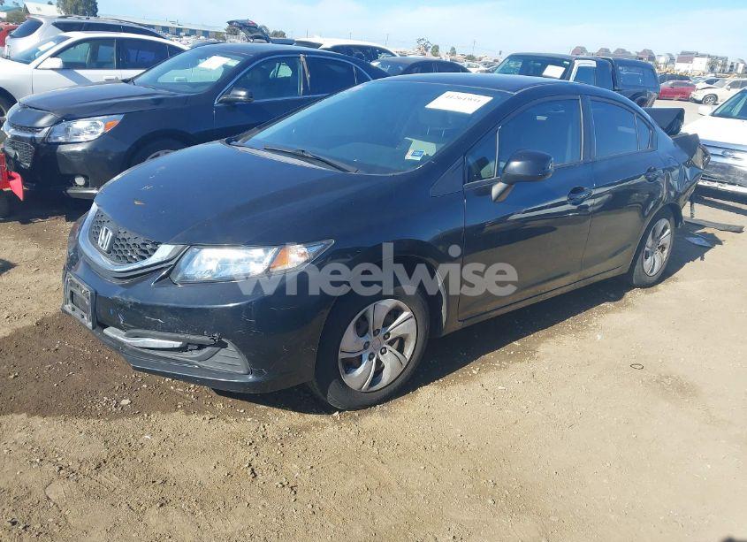 Photo 2 of 2013 Honda Civic LX (VIN 19XFB2F58DE231874)