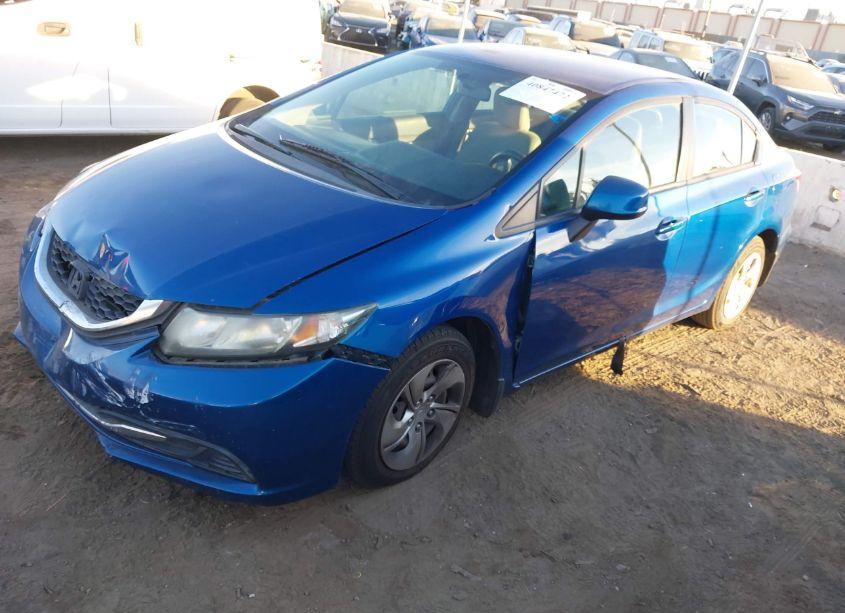 Photo 2 of 2013 Honda Civic LX (VIN 19XFB2F58DE236461)