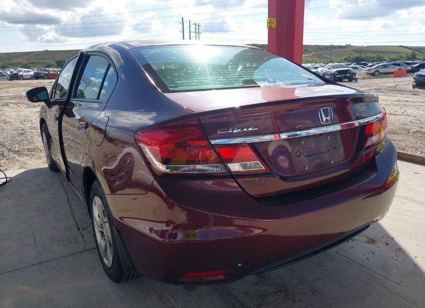 Photo 3 of 2014 Honda Civic LX (VIN 19XFB2F58EE080567)