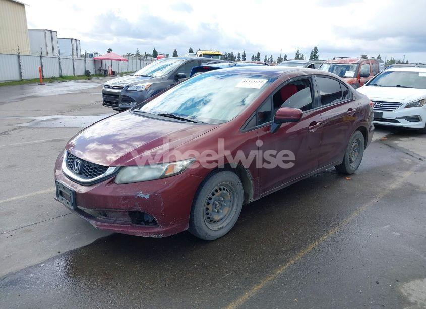 Photo 2 of 2014 Honda Civic LX (VIN 19XFB2F58EE257800)
