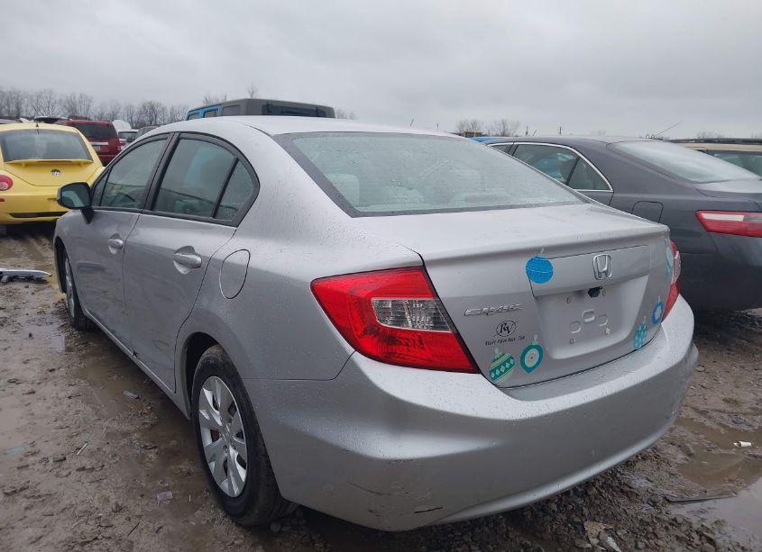 Photo 3 of 2012 Honda Civic SDN LX (VIN 19XFB2F59CE007737)