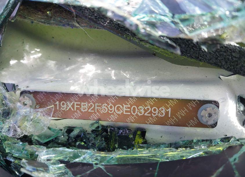 Photo 9 of 2012 Honda Civic LX (VIN 19XFB2F59CE032931)