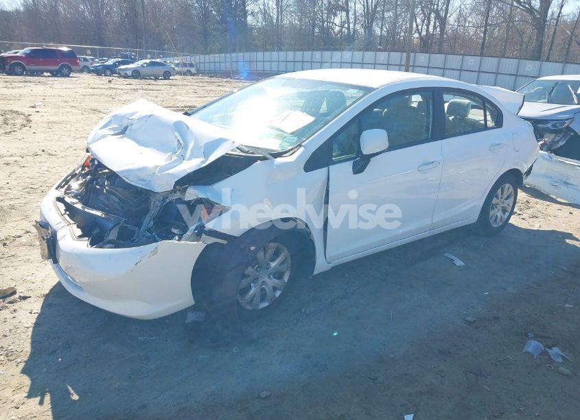 Photo 2 of 2012 Honda Civic SDN LX (VIN 19XFB2F59CE061670)