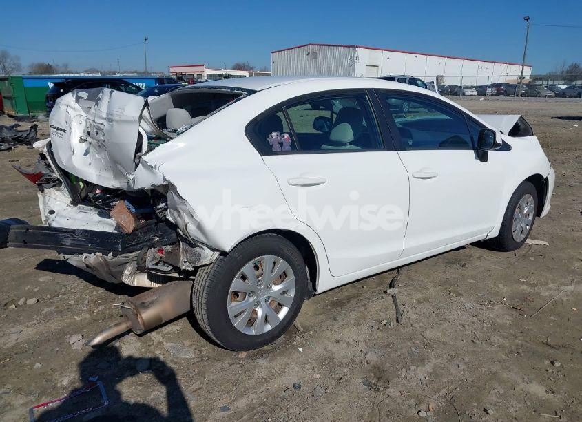 Photo 4 of 2012 Honda Civic SDN LX (VIN 19XFB2F59CE061670)