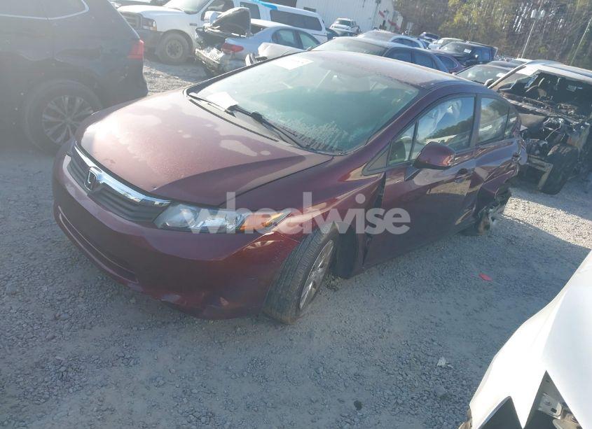 Photo 2 of 2012 Honda Civic LX (VIN 19XFB2F59CE074502)