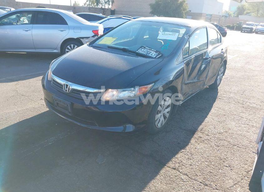 Photo 2 of 2012 Honda Civic LX (VIN 19XFB2F59CE304605)