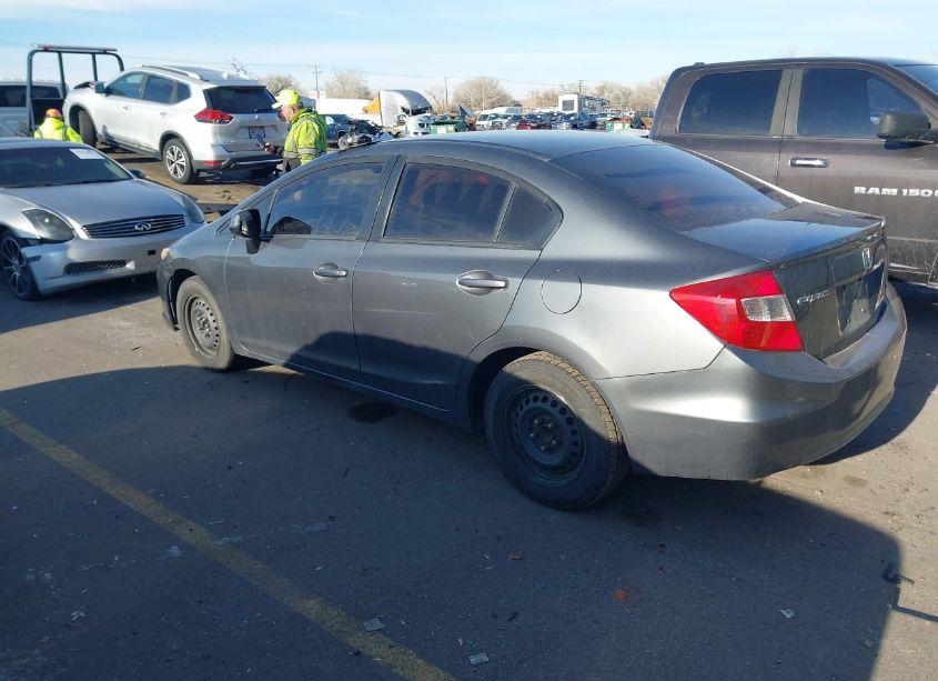 Photo 3 of 2012 Honda Civic SDN LX (VIN 19XFB2F59CE312641)