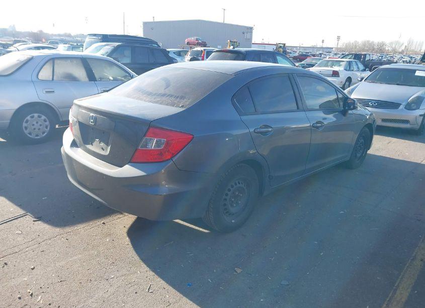 Photo 4 of 2012 Honda Civic SDN LX (VIN 19XFB2F59CE312641)