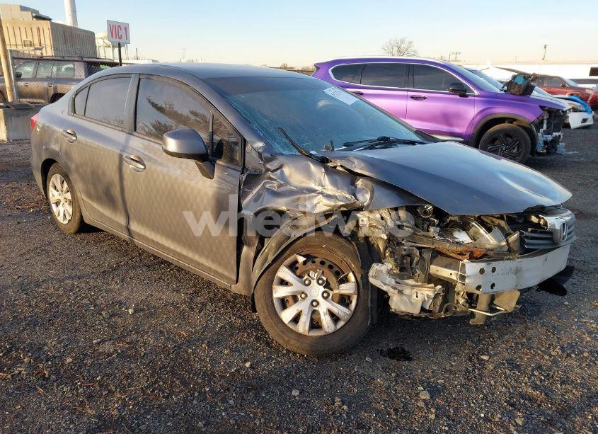 2012 Honda Civic SDN LX (VIN 19XFB2F59CE323798) main photo