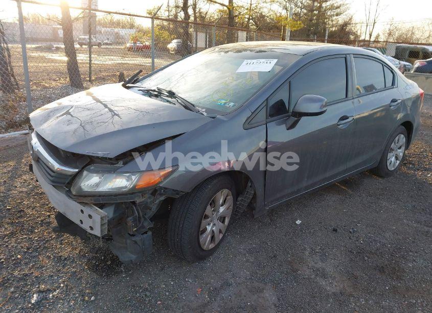 Photo 2 of 2012 Honda Civic SDN LX (VIN 19XFB2F59CE323798)
