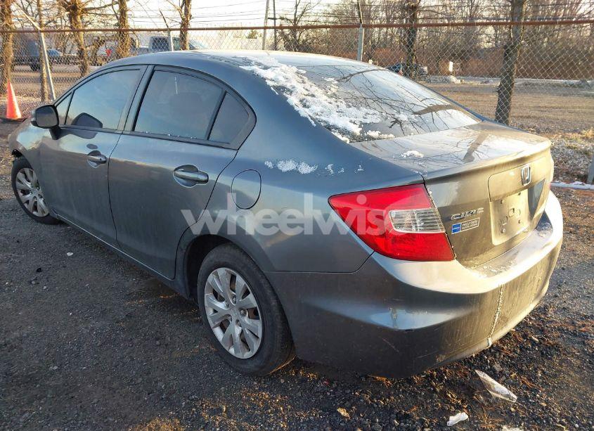 Photo 3 of 2012 Honda Civic SDN LX (VIN 19XFB2F59CE323798)