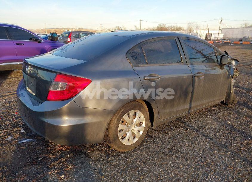 Photo 4 of 2012 Honda Civic SDN LX (VIN 19XFB2F59CE323798)